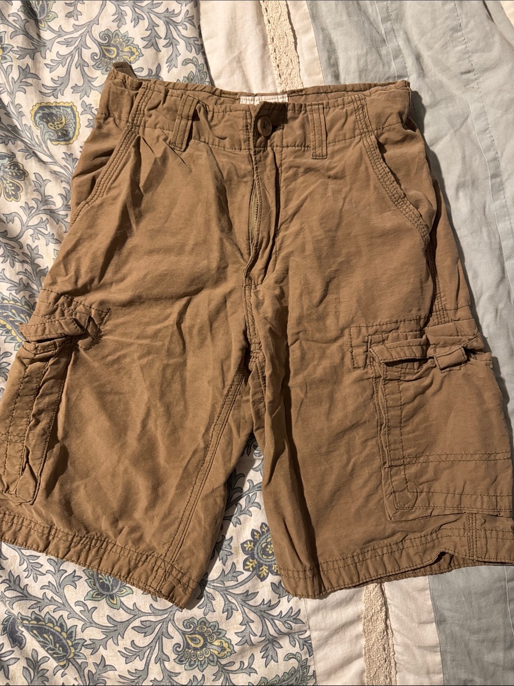 urban pipeline Brown Cargo Shorts for Kids